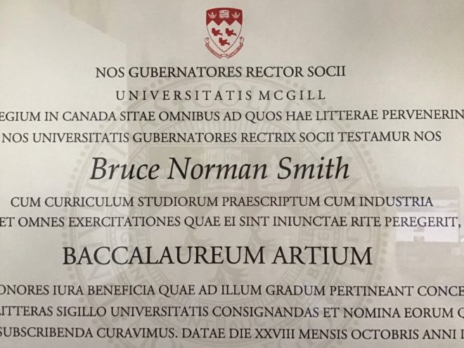 McGill Diploma